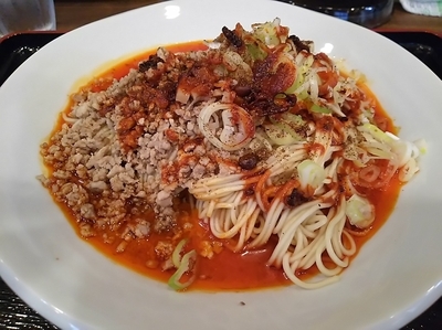 「汁なし担々麺　３辛　（麺大盛り）」@ラーメン なんまつの写真