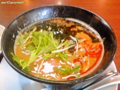 「濃厚黒ゴマ味噌坦々麺 (832円)税別」@ラーメンばんだいの写真