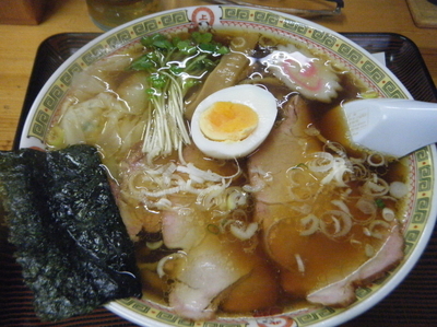 「ワンタンメン850円」@白河手打らーめん うさぎの写真