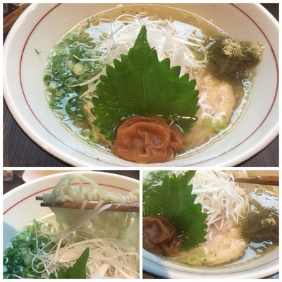 「梅塩らーめん＋おつまみ＋ビール」@柳麺 呉田-goden-の写真