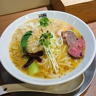 「鶏ホタテそば」@竹末東京プレミアムの写真