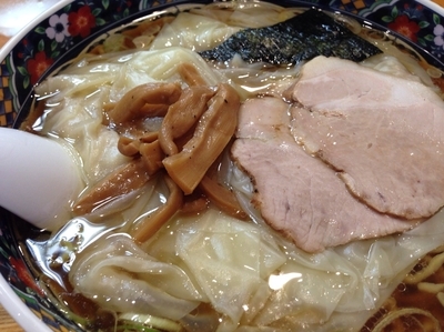 「ワンタン麺 大盛」@春木屋 荻窪本店の写真