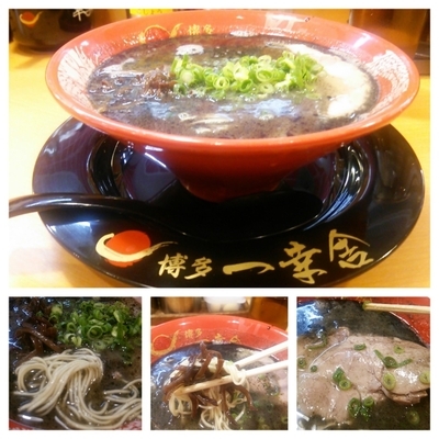 「黒ラーメン850円」@博多一幸舎 池袋東口店の写真