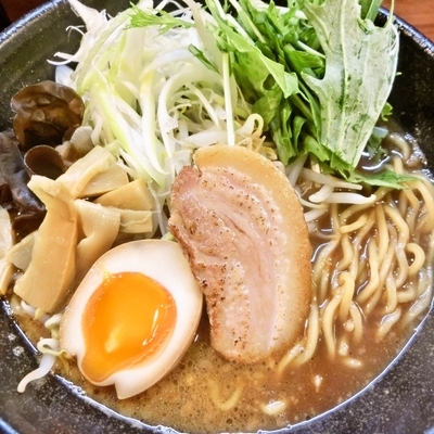 「豚醤油(大盛無料)700円」@究極のラーメン屋 いち花の写真