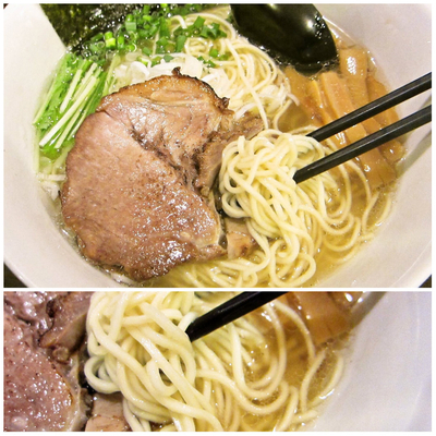 「塩ソバ　750円」@自家製麺ほうきぼし 神田店の写真
