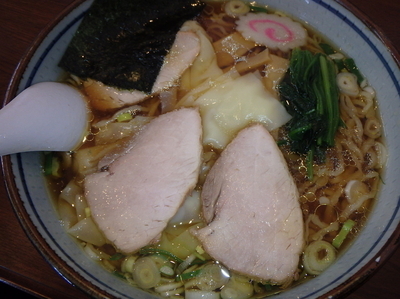 「ワンタン麺(860円)」@手打中華 とら屋の写真