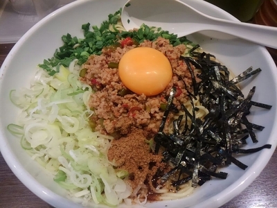 「台湾まぜそば　780円（大盛同価格）」@中華そば いちやの写真