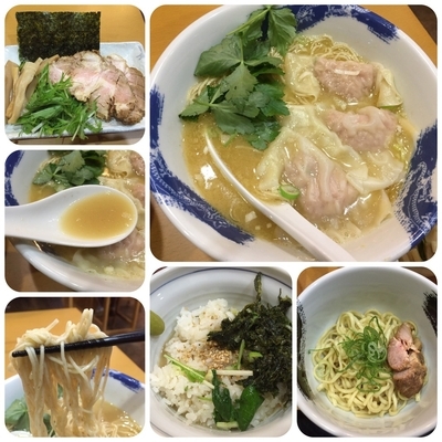 「【SR7コラボリレー】タマシャモと天然真鯛のワンタンメン」@麺屋 扇 SENの写真