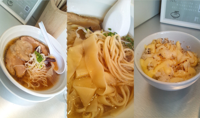 「『貝出汁ラーメン(限定麺)+チーズご飯(￥730+150)」@貝出汁しっぽりラーメン 純子の写真