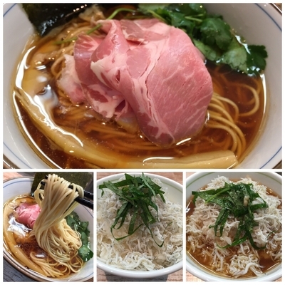 「四つ葉そば￥750➕️しらすごはん￥300」@中華そば 四つ葉の写真