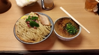 「ラム豚骨つけ麺 塩　特盛600G」@自家製麺 MENSHO TOKYOの写真