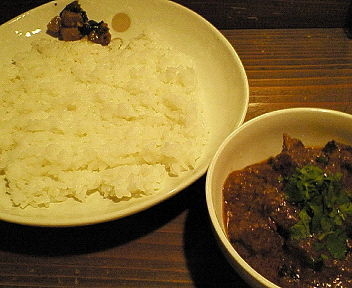 「ラムとごぼうのカレー 1000円」@猫六の写真