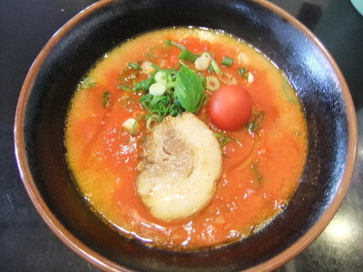 「バジトマラーメン（800円）」@風来坊の写真