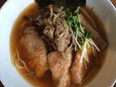 「【限定】秋鮭とキノコソバ 700円」@ラーメン 和なりの写真