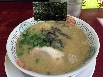 「ラーメン（７００円）と和え玉（１５０円）」@博多長浜らーめん 楓神の写真