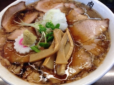 「背脂肉そば」@肉そば総本山 神保町 けいすけの写真