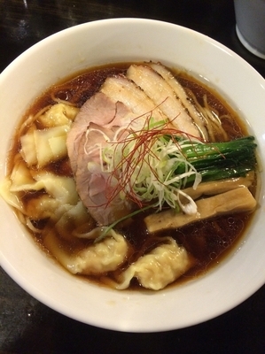 「らーめん780円、わんたん中華そば980円（限定）」@麺喰屋 澤 水天宮本店の写真