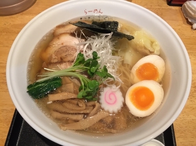 「特製ななふくラーメン 塩【1100円】」@らーめんななふくの写真