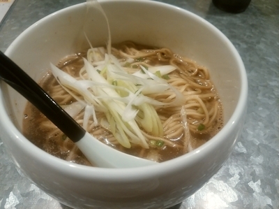 「具無しらーめん(並盛・150g)600円」@らぁめん家 有坂の写真