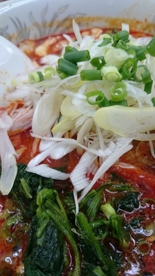 「ドラたんたんめん 750円辛さドラゴン級」@らーめん ドラごんちの写真