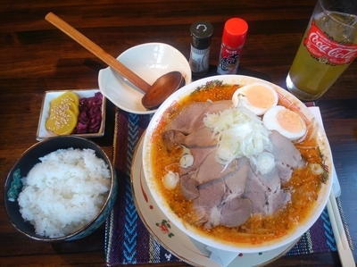 「味噌ラーメン」@炭火ダイニング光秀の写真