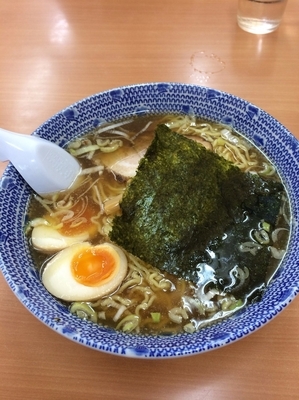 「ラーメン(煮干) たまごプラス 780円」@麺屋 大勝軒の写真