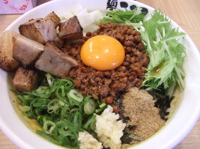 「カレー台湾まぜそば」@麺屋 こころ 大岡山本店の写真