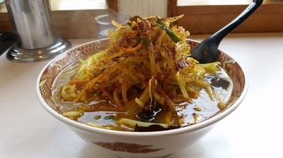 「スープカレータンメン¥830」@あぢとみ食堂の写真