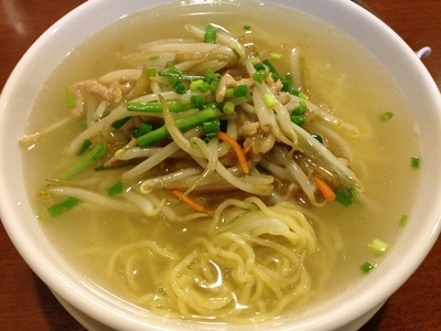 「もやしと豚肉の細切りそば」@上海家庭料理 佳華の写真