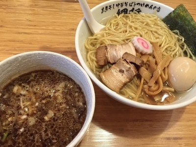 「つけめん（あつもり）」@黒煮干し中華そばとつけめんの店 綱哲の写真