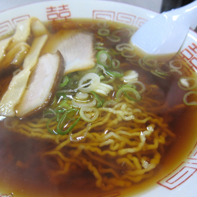 「あっさり 550円（細ちぢれ麺）」@長尾中華そば 西バイパス店の写真