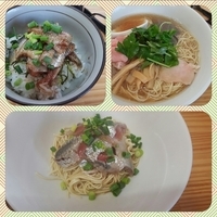いわしそば、煮干ししじみそば、いわし丼