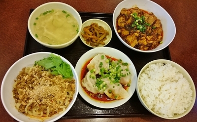 「成都オールスター３品セット \1080」@晴々飯店の写真