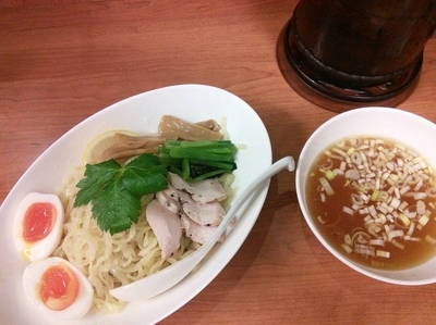 「冷やし煮干しつけ麺 限定」@福の神食堂の写真