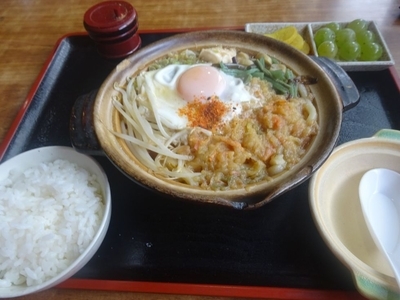 「鍋焼きうどん」@仁科そば店の写真