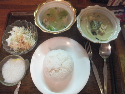 「グリーンカレーランチセット1058円(ランパスで540円)」@タイ料理 ジャンジャーオの写真