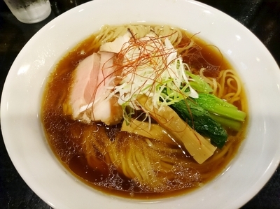 「焼き豚の中華そば(780円)+御養鶏の卵かけご飯(200円)」@麺喰屋 澤 水天宮本店の写真