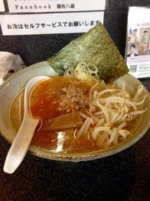 「肉うま辛麺 醤油味 ¥800」@麺処 八蔵の写真