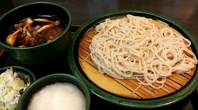 「きのこ汁せいろ」@ゆで太郎 代々木東口店の写真