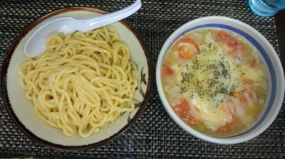 「はにぽんつけめん(とんづけ塩イタリアン風味)850円(中盛)」@大勝軒 本庄店の写真