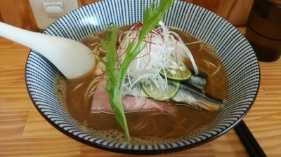 「【限定】秋刀魚そば  \850」@中華そば よしかわの写真