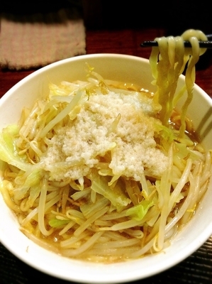 「スペシャル白ライト¥480」@自然洞 麺舗の写真