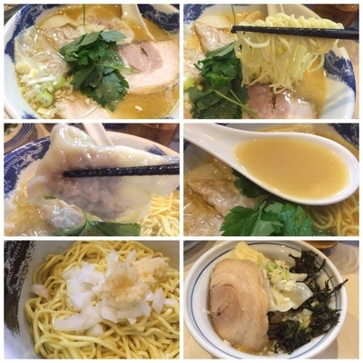 「タマシャモと天然真鯛のワンタンメン＋鯛油の替え玉＋茶漬け」@麺屋 扇 SENの写真