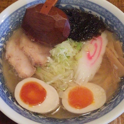 「塩（麺固め）　600円」@しまうまやの写真