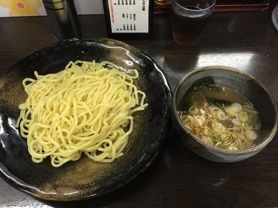 「醤油つけ麺（中盛）」@つけ麺隅田の写真