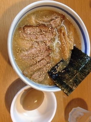 「チャーシュー麺+煮卵」@らーめん ふくのや 桶川店の写真