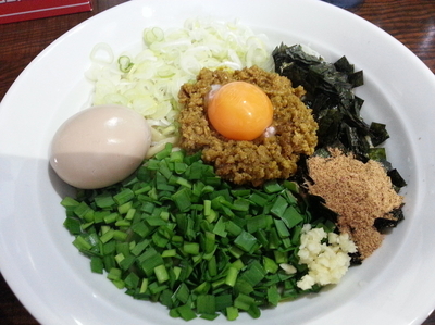 「カレー台湾まぜそば800円+味玉」@二代目 むじゃきの写真