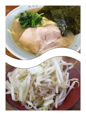 「☆ラーメンと温野菜☆」@横浜家系ラーメン上々家の写真