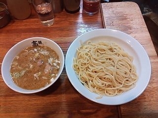「半肉入りつけそば」@麺 髙はしの写真