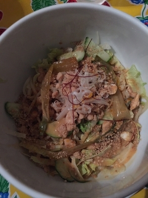 「冷やし担々麺」@ぺぺらーめんの写真